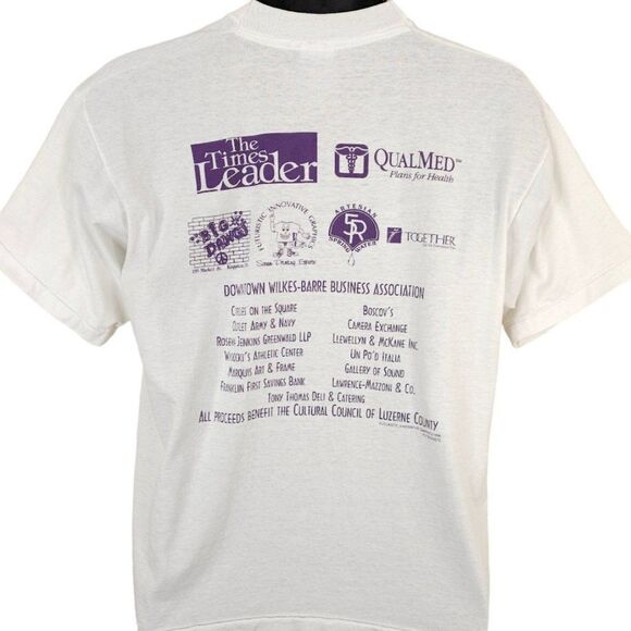 Race For The Arts T Shirt Mens Size Large Vintage 90s 1996 Luzerne County - Picture 3 of 7